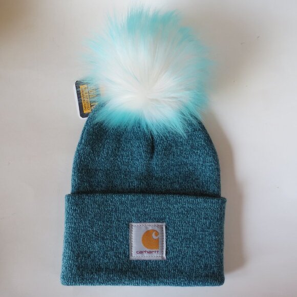 Carhartt Hat Beanie Handmade in USA Pom